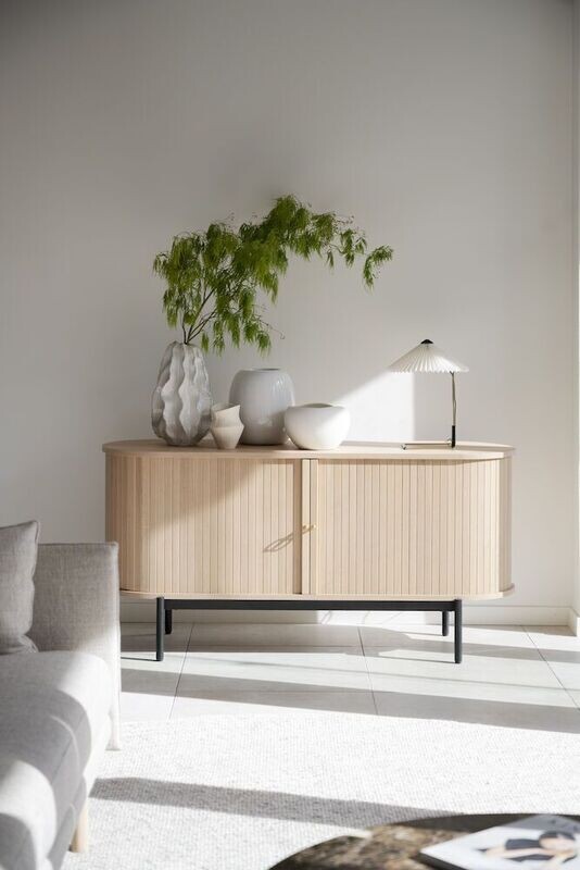 Sideboard Haddington whitewash/schwarz