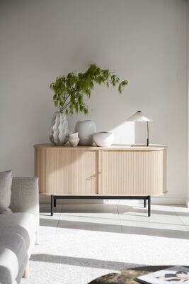 Sideboard Haddington whitewash/schwarz