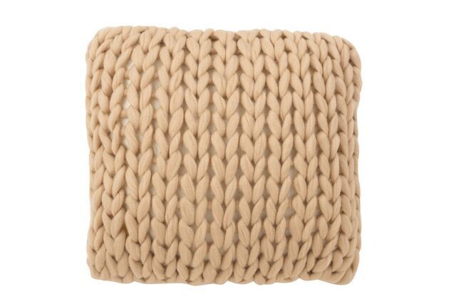 Kissen Strick creme