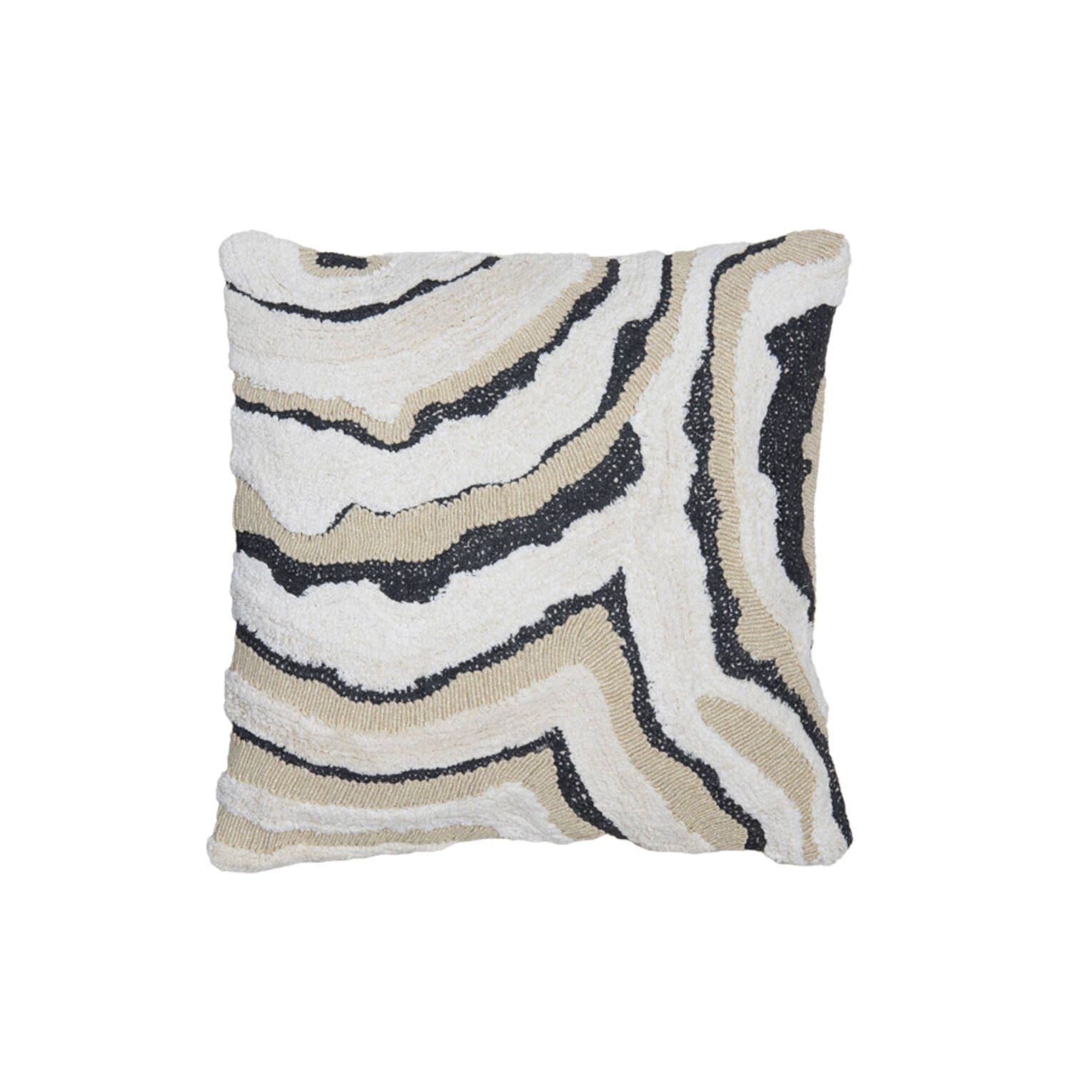 Kissen BUNBURY beige gold 45x45 cm