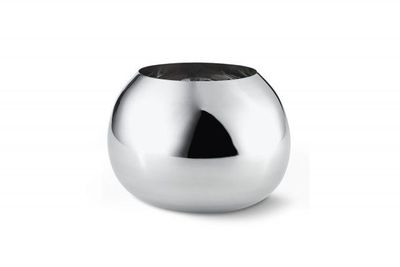 Vase Bella S Edelstahl poliert