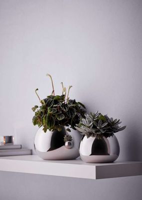 Vase Bella S Edelstahl poliert