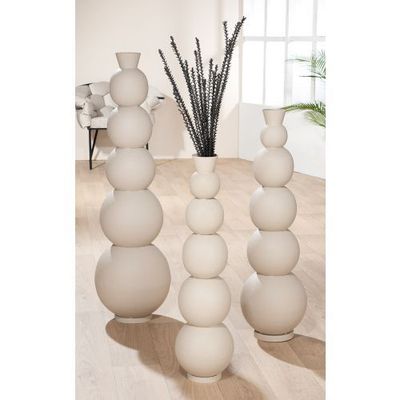Bodenvase Rotonda beige S