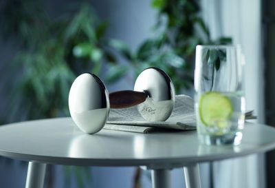 Studio Designer Hantel chrom Holz