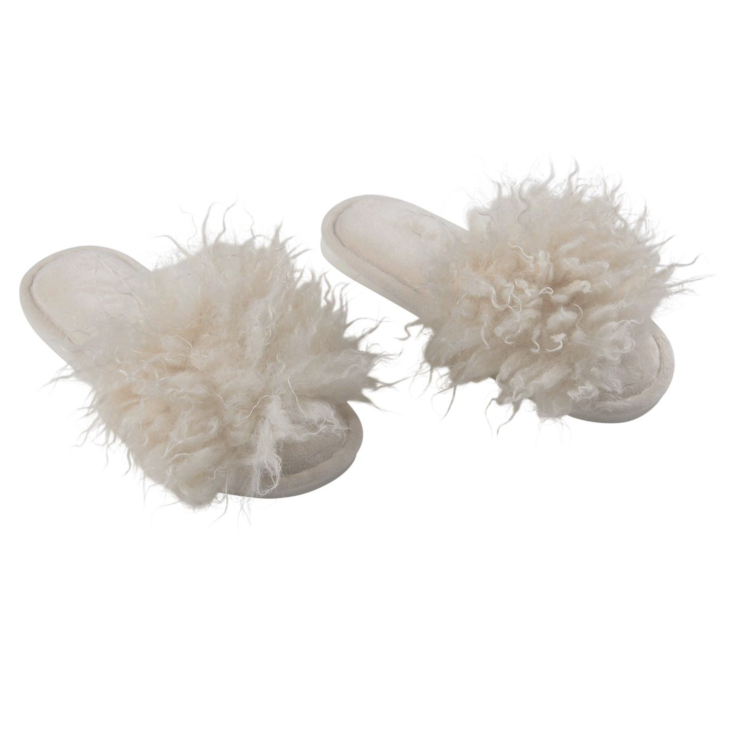 Hausschuhe CURLY OFFWHITE Gr.38/39