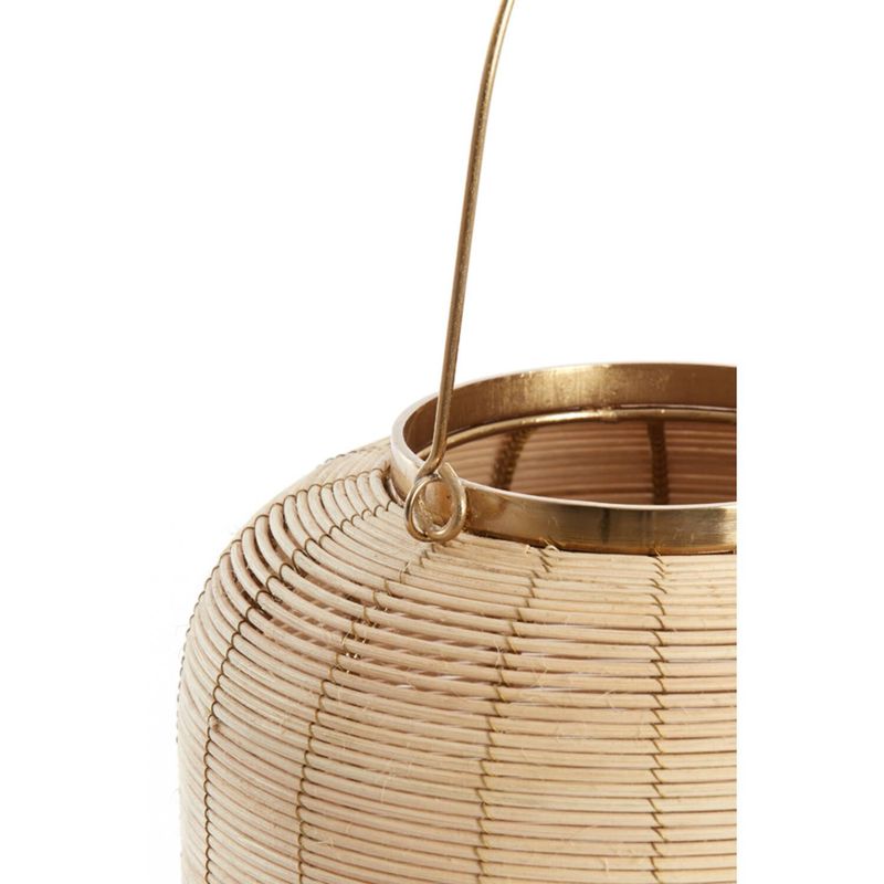 Windlicht Vivaro H36cm naturell bronze