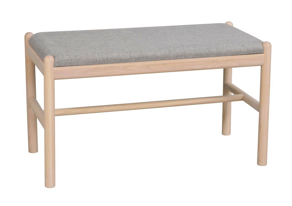 MILFORD Bank Eiche weiß pigmentiert/Grau