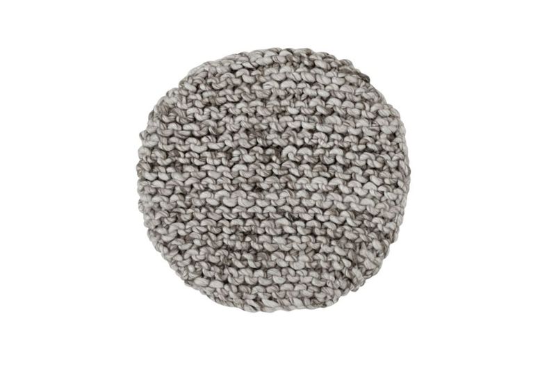Sitzkissen Pego Wolle hellgrau Sitzkissen Pego Wolle hellgrau