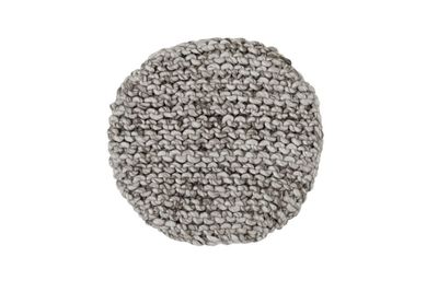 Sitzkissen Pego Wolle hellgrau
