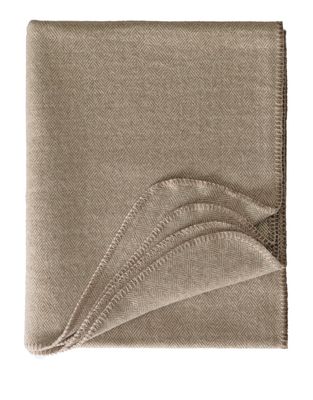 Decke ABERDEEN Merino-Wolle 150 x 200 cm natural