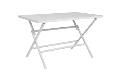 Outdoortisch Wilkie weiß 120x72cm
