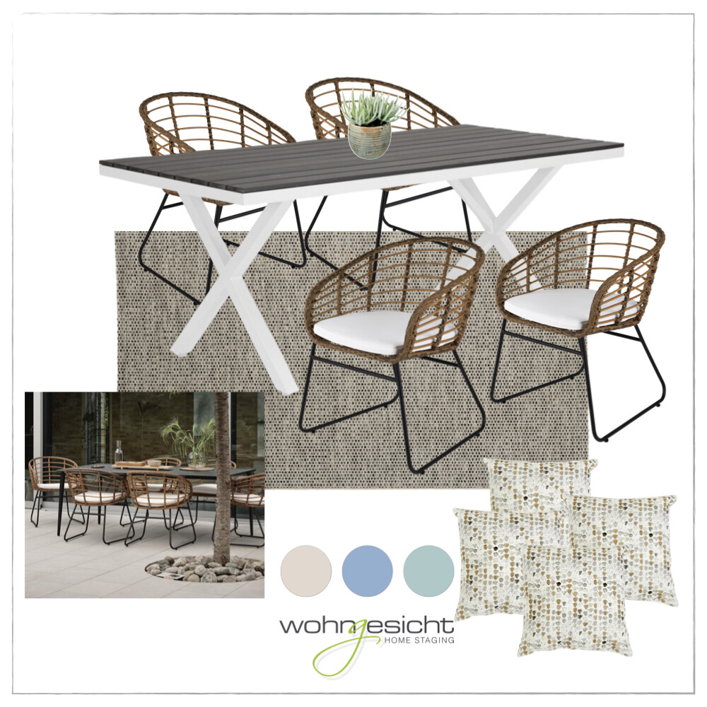 Outdoormöbel-Set Covelo