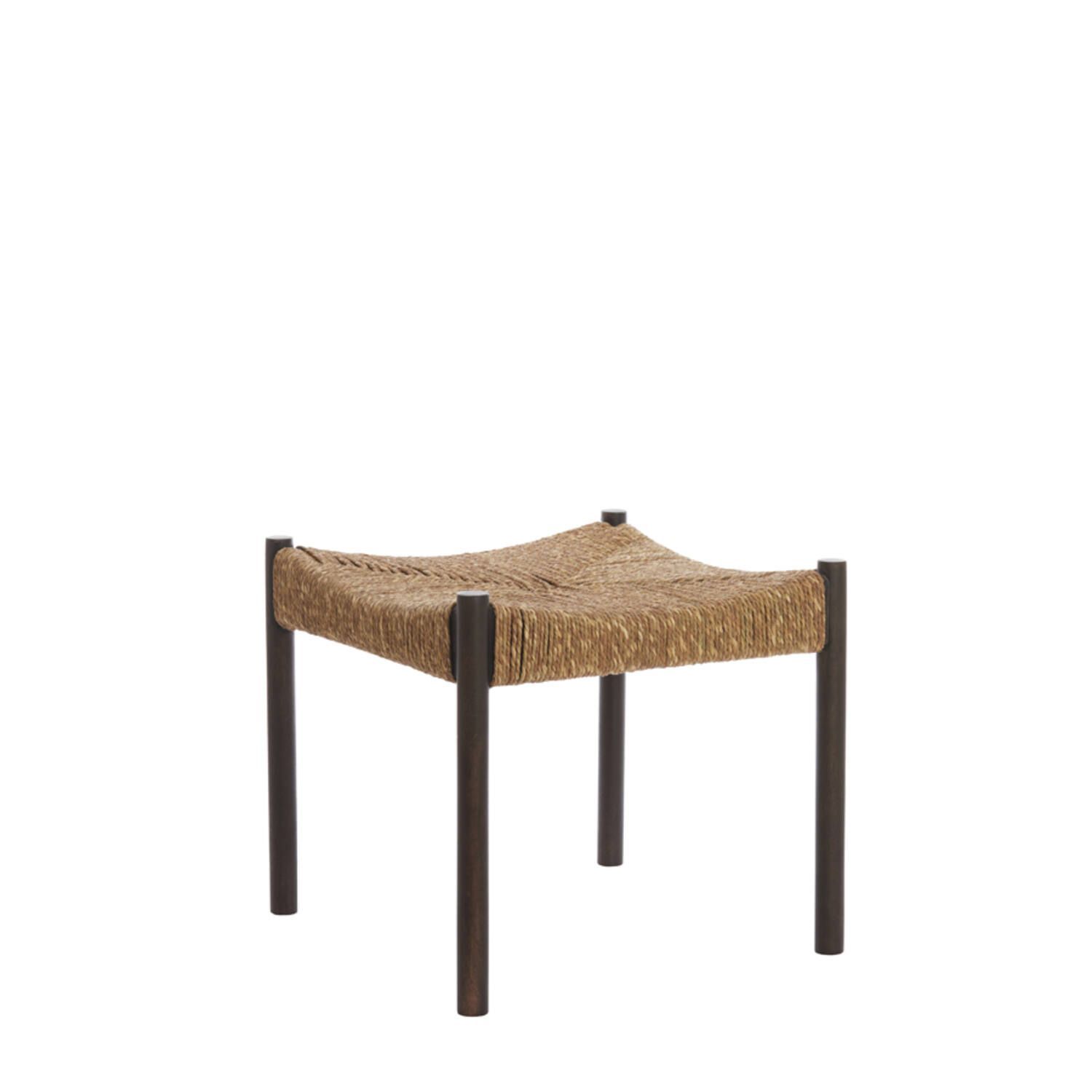 Hocker DELIS Holz dunkel braun