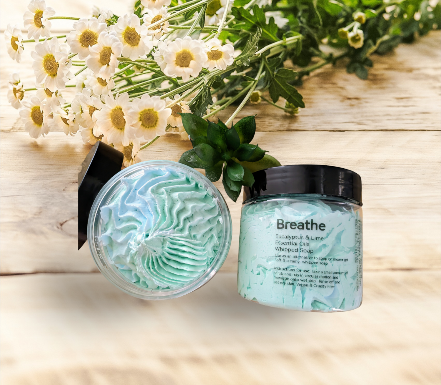 Breathe Shower Whip Eucalyptus Lime