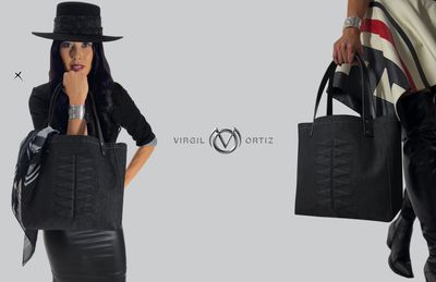 VO Denim Tote Bag