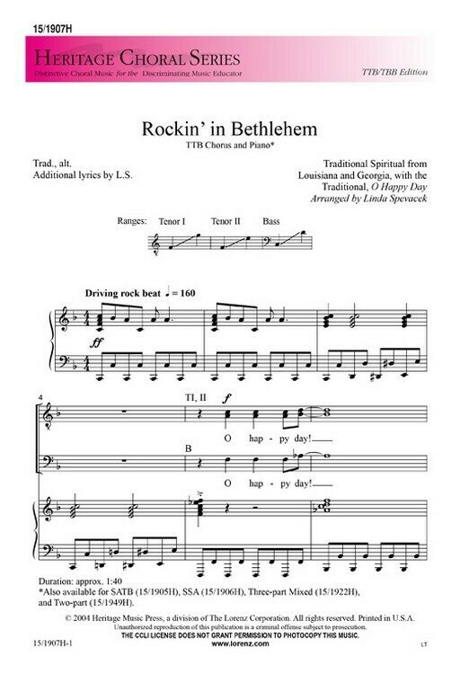 Rockin' in Bethlehem Rockin' in Bethlehem
