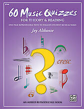 60 Music Quizzes for Theory and Reading