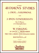 48 Famous Studies for Oboe or Saxophone, (1st and 3rd Part)