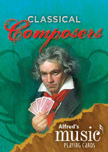 Alfred&#39;s Music Playing Cards: Classical Composers (1 Pack)