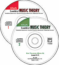 Alfred's Essentials of Music Theory: Ear Training CDs 1 & 2 Combined (for Books 1-3)