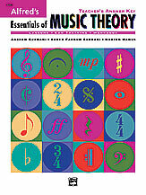 Alfred&#39;s Essentials of Music Theory: Teacher&#39;s Answer Key