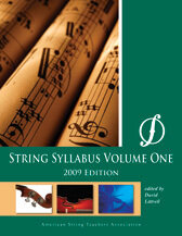 String Syllabus Volume One (2009 Edition) String Syllabus Volume One (2009 Edition)
