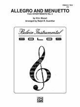 Allegro and Menuetto [FT4014] flute trio