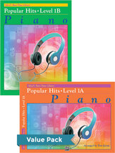 Alfred's Basic Piano Library: Popular Hits, Levels 1A & 1B (Value Pack)