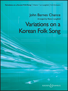 Variations on a Korean Folk Song (orchestra version, score only)