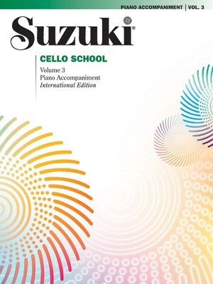Suzuki Cello School, Volume 3, Piano Acccompaniment