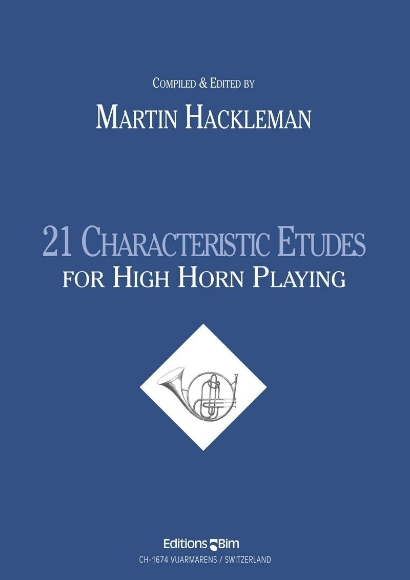 21 Characteristic Etudes for High Horn Playing