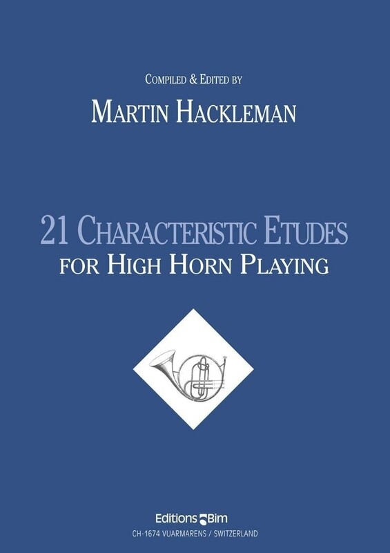 21 Characteristic Etudes for High Horn Playing