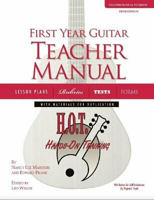 Hands On Training First Year Guitar Teacher Manual