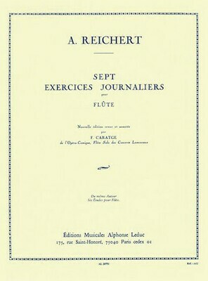 7 Daily Exercises for flute, Op. 5