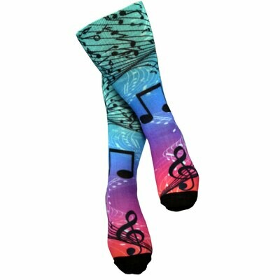 Sublimation Wavy Staff Socks
