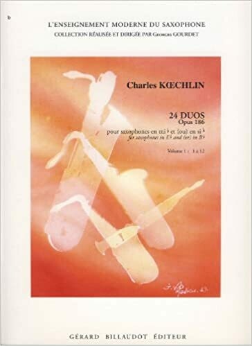 24 Duos, Op. 186 for saxophones [XD 4-5]