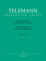 Twelve Fantasias for Flute without Bass TWV 40:2-13 [FL5123]