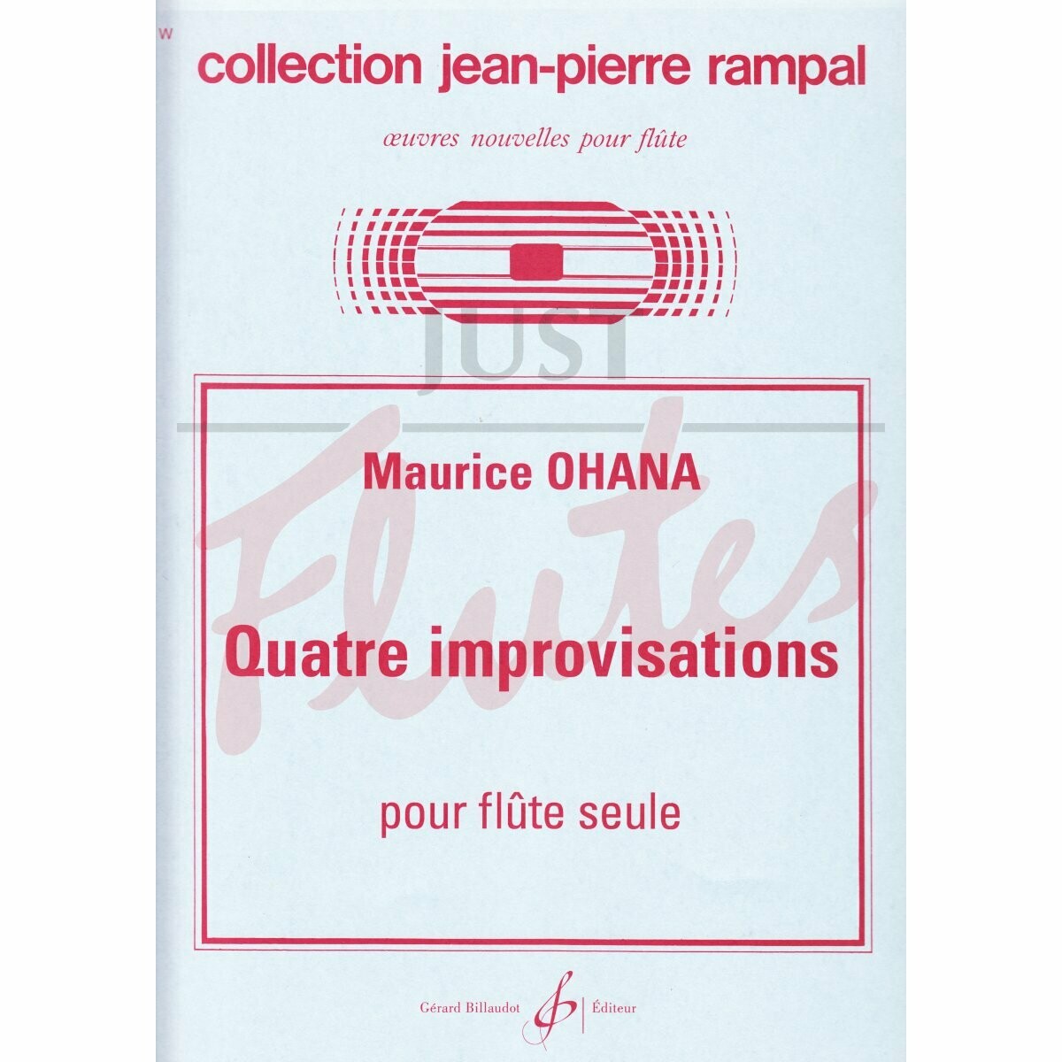 Quatre Improvisations for Unaccompanied Flute [FL7023]