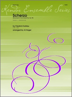 Scherzo, Movement II from Grand Trio, Op. 90 for flute trio [FT5018]