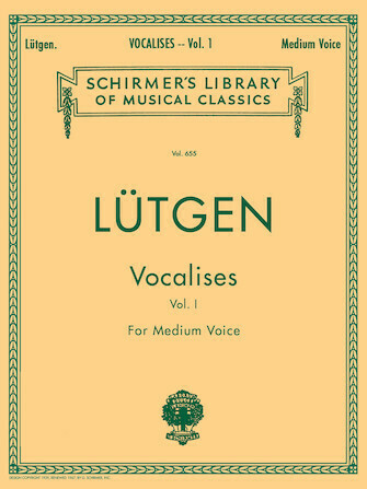 Lutgen: Vocalises (20 Daily Exercises) - Medium voice