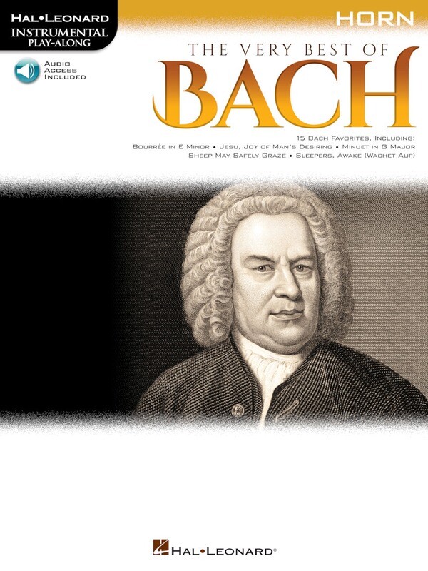 The Very Best of Bach Instrumental Play Along with Online Audio Access Horn