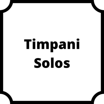 Timpani Solos