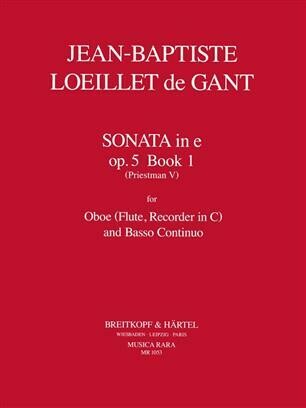 Sonata in e minor, Op. 5 Book 1
