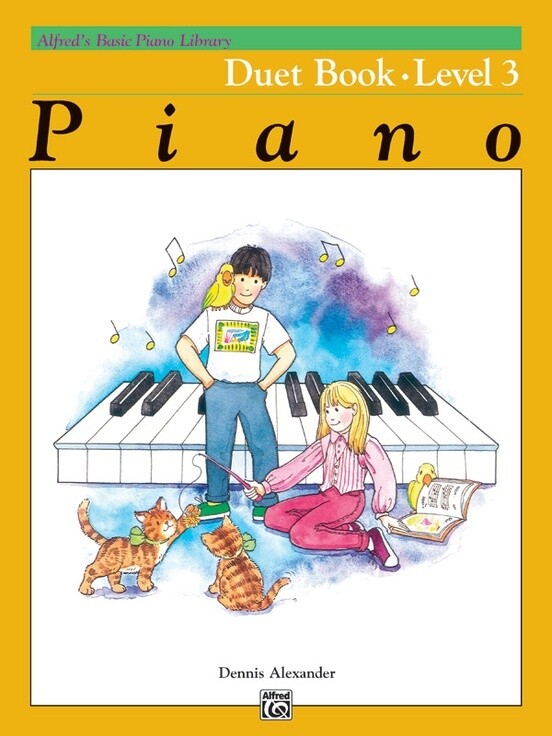 Alfred&#39;s Basic Piano Library: Duet Book 3