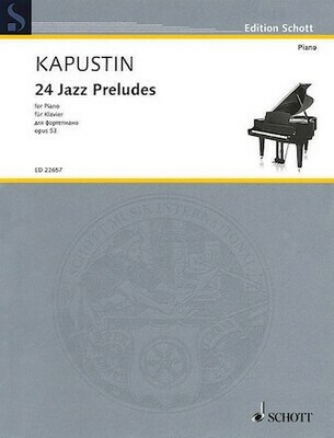 24 Jazz Preludes Op. 53 for Piano