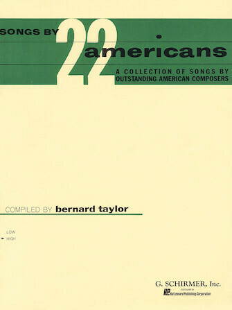 Songs by 22 Americans - high voice