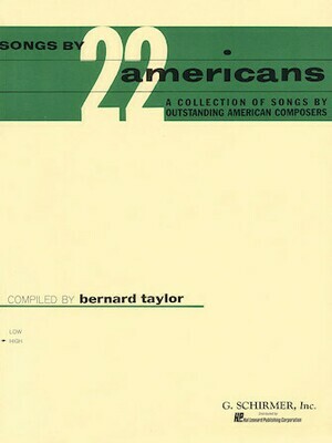 Songs by 22 Americans - high voice