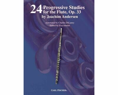 24 Progressive Studies for The Flute, Op. 33