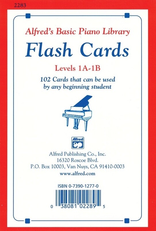 Alfred&#39;s Basic Piano Library: Flash Cards, Levels 1A &amp; 1B