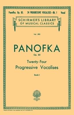 Panofka - 24 Progressive Vocalises, Op. 85 - Book 1